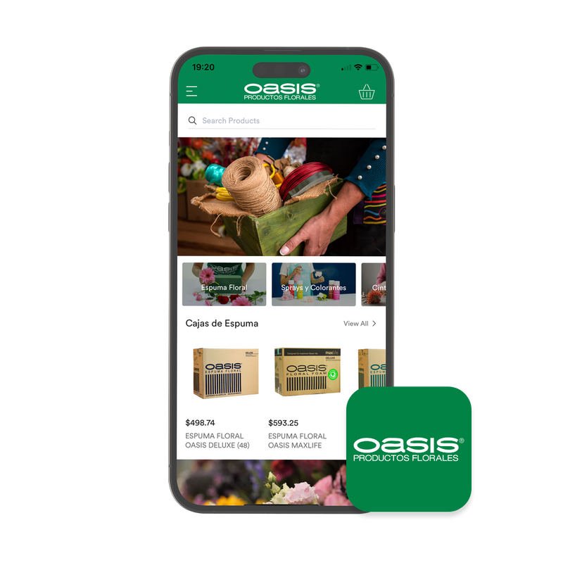 Descarga la app de Oasis Floral México - Comprar más fácil desde tu celular