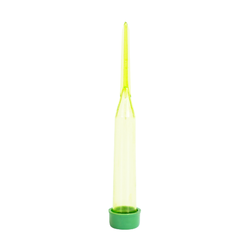 Tubito floral punta larga. • Tubo de poliestireno verde claro con casquillo verde. • Mantiene sus flores hidratadas. • Su punta larga lo fija firmemente en cualquier tipo de espuma floral. • Color verde. • Dimensiones: de 4 3/4” (12 cm). • Contenido: 1,000 piezas. - Oasis floral mexico