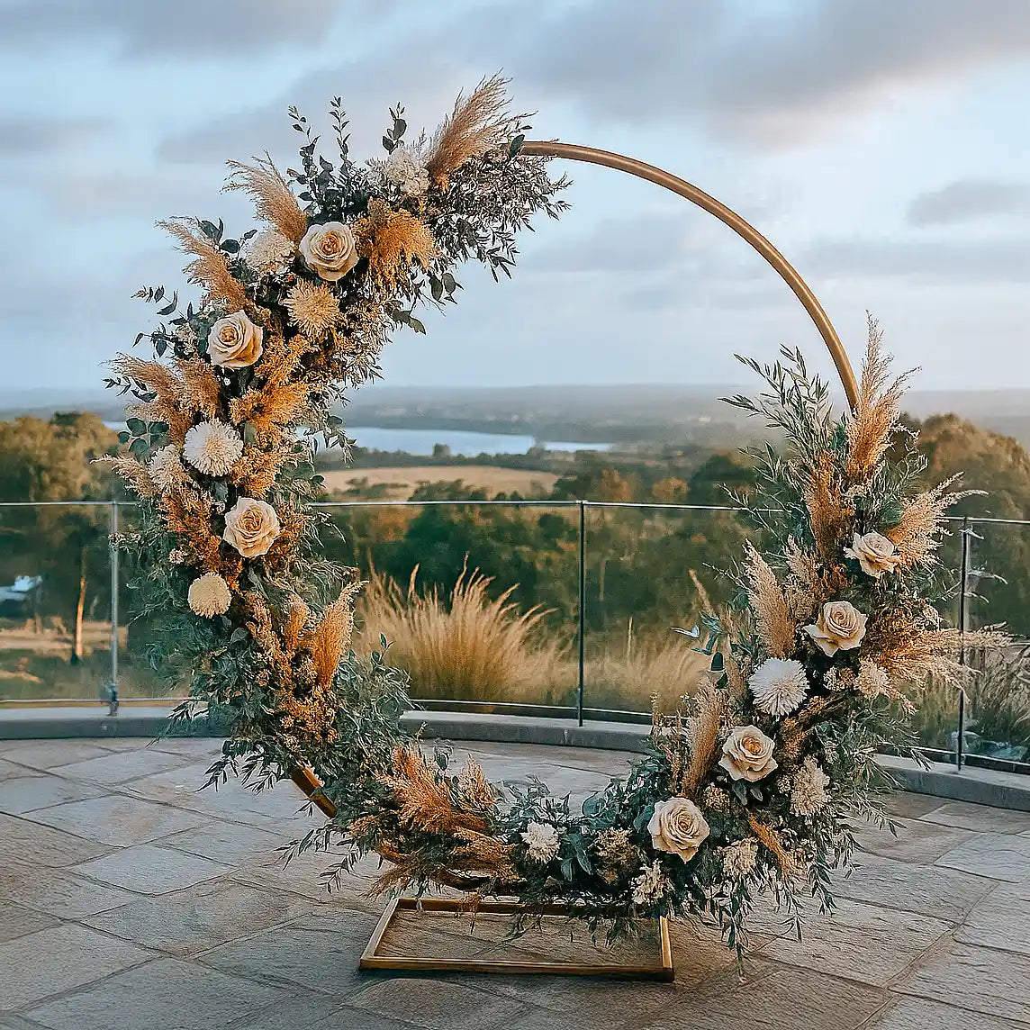 Aro Floral con Ventosa: Diseño Circular Paso a Paso