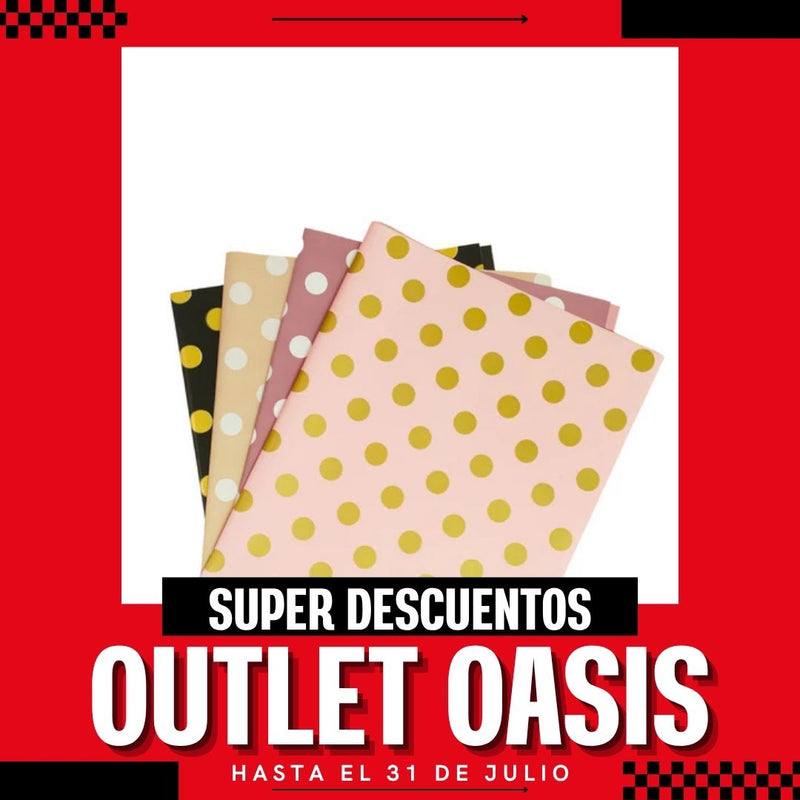 PAPEL COREANO DOBLE CARA CON PUNTOS