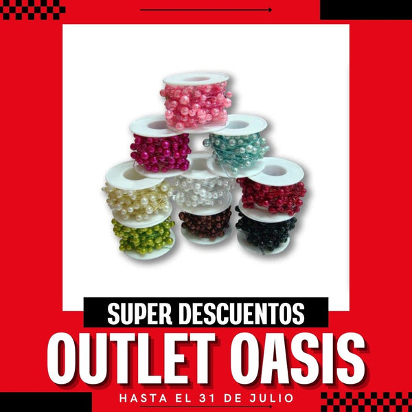 ALAMBRE CON PERLAS
