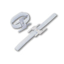 Corsage con muñequera ajustable de velcro, cómoda y segura. Incluye pieza de aluminio para asegurar el ramillete. Pintable con aerosol. Perfecto para bodas, graduaciones y más.