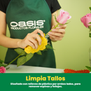 Completo Kit de Herramientas OASIS®: incluye tijera profesional, navaja, limpia tallos, mandil y cuchilla para espuma. Ideal para crear.