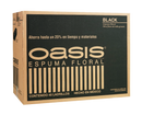 La espuma floral negra OASIS® Deluxe ofrece un fondo elegante para tus arreglos. Su firmeza y capacidad para sostener tallos gruesos permiten diseños sofisticados. Caja con 48 piezas.
