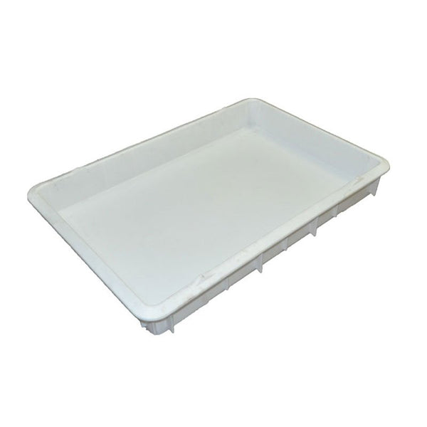 charolas de plastico para plantas Charola Plástica Blanca 65x44x8 cm para Cultivo Hidropónico