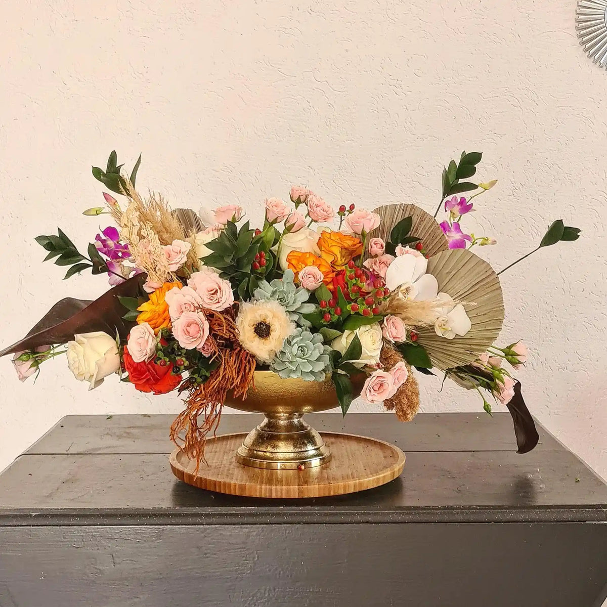Arreglo Floral para Mesa Larga